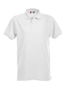 Strech Premium polo White - Suomen Brodeeraus