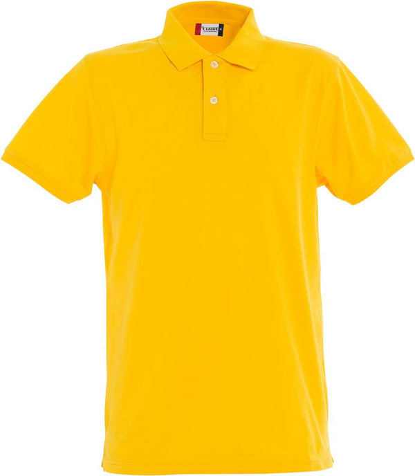 Strech Premium polo Yellow - Suomen Brodeeraus