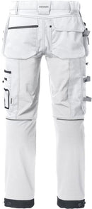 Stretch housut 2530 CYD White/Black - Suomen Brodeeraus