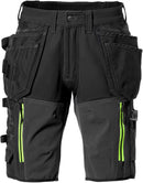 Stretch shortsit 2567 STP Black - Suomen Brodeeraus