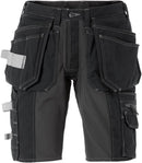 Stretch shortsit naisten 2527 CYD Black - Suomen Brodeeraus