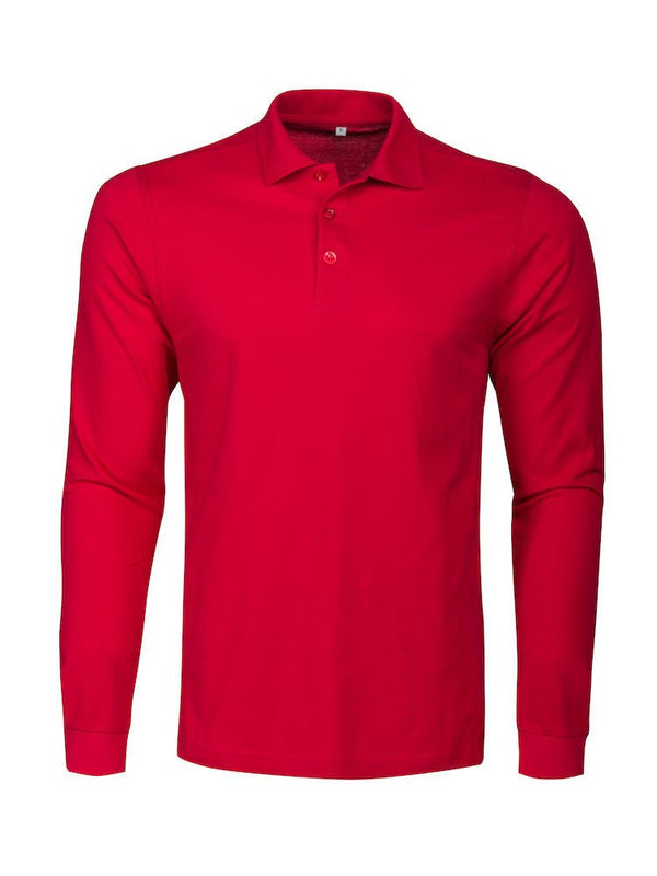 Surf RSX Polo pique L/S Red - Suomen Brodeeraus