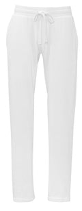 SWEAT PANTS MAN (GOTS) WHITE - Suomen Brodeeraus