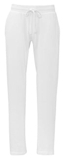 SWEAT PANTS MAN (GOTS) WHITE - Suomen Brodeeraus