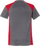T-paita 7046 THV Grey/Red - Suomen Brodeeraus