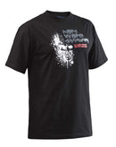 T-shirt Hardware Division Musta - Suomen Brodeeraus