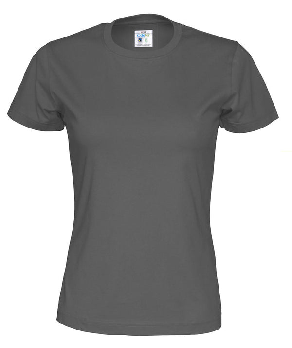 T-SHIRT LADY (GOTS) CHARCOAL - Suomen Brodeeraus