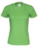 T-SHIRT LADY (GOTS) GREEN - Suomen Brodeeraus