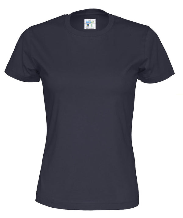 T-SHIRT LADY (GOTS) NAVY - Suomen Brodeeraus