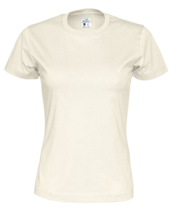 T-SHIRT LADY (GOTS) OFF WHITE - Suomen Brodeeraus