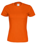 T-SHIRT LADY (GOTS) ORANGE - Suomen Brodeeraus