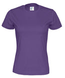 T-SHIRT LADY (GOTS) PURPLE - Suomen Brodeeraus