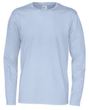 T-SHIRT LONG SLEEVE MAN (GOTS) SKY BLUE - Suomen Brodeeraus