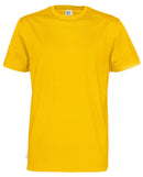 T-SHIRT MAN (GOTS) YELLOW - Suomen Brodeeraus
