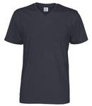 T-SHIRT V-NECK MAN (GOTS) NAVY - Suomen Brodeeraus