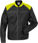 Takki naisten 4556 STFP Black/Hivis Yellow - Suomen Brodeeraus