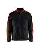 Takki stretch Musta/Punainen - Suomen Brodeeraus