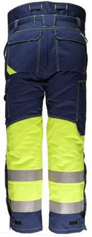 Talvihousut Multitech Tummansininen/Neonkeltainen - Suomen Brodeeraus