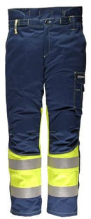 Talvihousut Multitech Tummansininen/Neonkeltainen - Suomen Brodeeraus