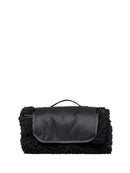 Torkkupeitto/istuinalusta, musta - Suomen Brodeeraus