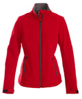 TRIAL LADY SOFTSHELL JACKET Red - Suomen Brodeeraus