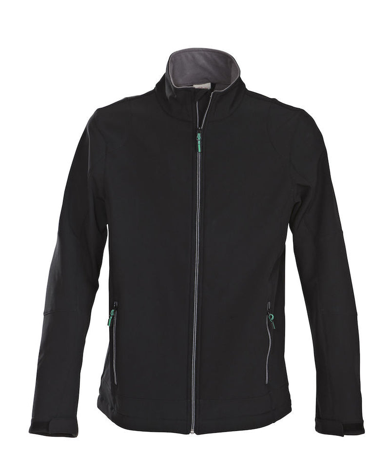 TRIAL SOFTSHELL JACKET Black - Suomen Brodeeraus