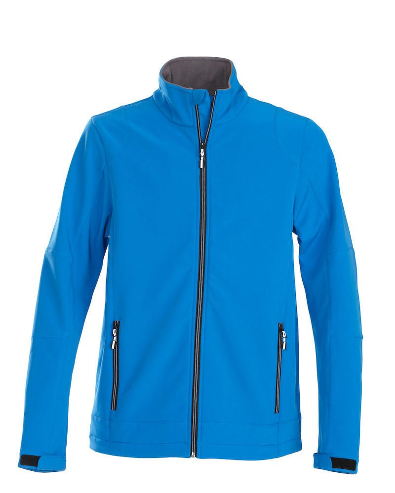 TRIAL SOFTSHELL JACKET Blue - Suomen Brodeeraus