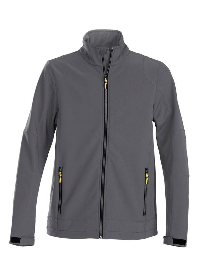 TRIAL SOFTSHELL JACKET Grey - Suomen Brodeeraus