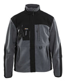 Tuulenpitävä fleecepusero Harmaa/Musta - Suomen Brodeeraus