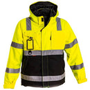 Tuuma Huomio Naisten Talvitakki Keltainen/Musta - Suomen Brodeeraus