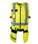 TUUMA Huomio Riipputaskuliivi, Keltainen - Suomen Brodeeraus