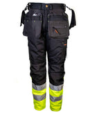 TUUMA Huomio Talvihousu Keltainen/Musta - Suomen Brodeeraus