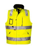 TUUMA Huomio Työnjohtoliivi, Keltainen - Suomen Brodeeraus