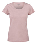 Twoville Lady Organic Slub U-neck Dusty Pink - Suomen Brodeeraus