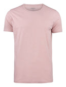 Twoville Organic Slub U-neck Dusty Pink - Suomen Brodeeraus