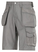 TYÖSHORTSIT, CANVAS+ Harmaa - Suomen Brodeeraus