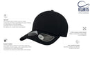 UNI-CAP PIQUET BLACK L/XL - Suomen Brodeeraus