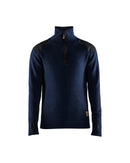 Villapaita Tumma mariininsininen/Tummanharmaa - Suomen Brodeeraus