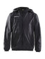 Wind Jacket Jr Black - Suomen Brodeeraus