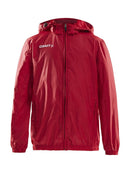 Wind Jacket Jr Bright red - Suomen Brodeeraus