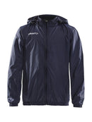 Wind Jacket Jr Navy - Suomen Brodeeraus