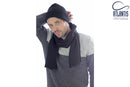 WIND SCARF GREY MELANGE - Suomen Brodeeraus