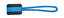 ZIPPER PULLER 4-PACK Blue - Suomen Brodeeraus